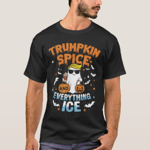 Camiseta Trumpkin Sce y todo hielo cae otoño Hallow
