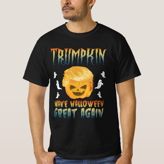Camiseta Trumpkin vuelve a hacer grande a Halloween (Anverso)