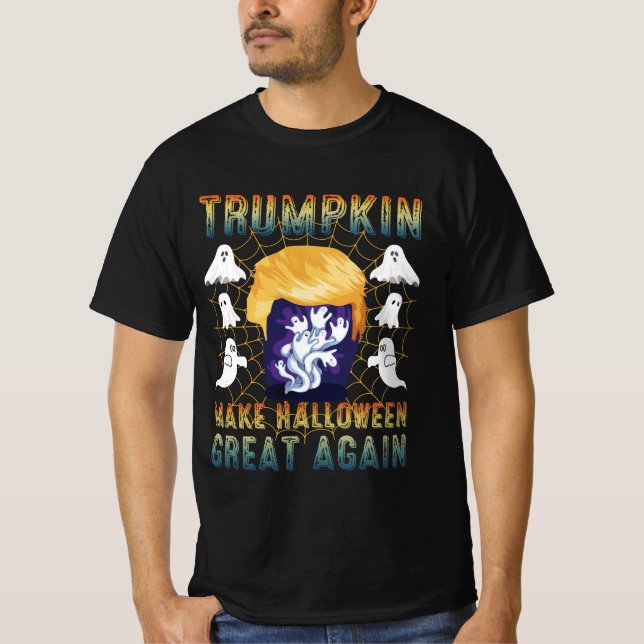 Camiseta Trumpkin vuelve a hacer grande a Halloween (Anverso)