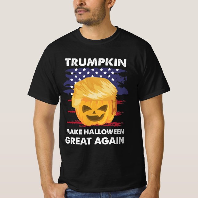 Camiseta Trumpkin vuelve a hacer grande a Halloween (Anverso)
