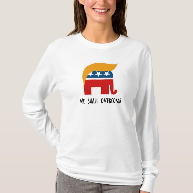 Camiseta Trumplican - Overcomb (Anverso)