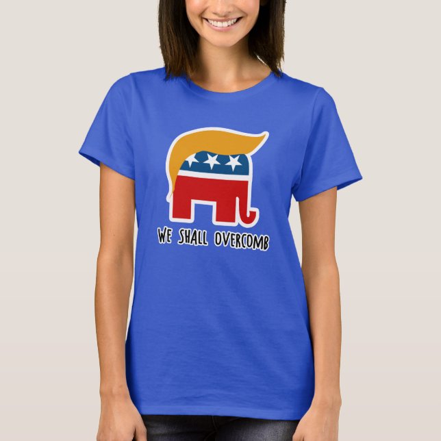 Camiseta Trumplican - Overcomb (Anverso)