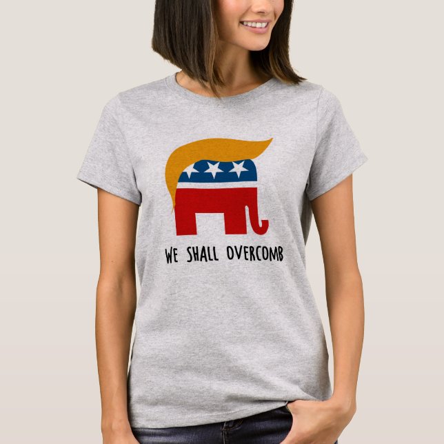Camiseta Trumplican - Overcomb (Anverso)