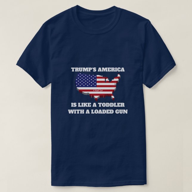Camiseta Trump's America (Toddler) - A MisterP Shirt (Diseño del anverso)