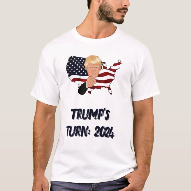 Camiseta Trump's Turn 2024 T-shirt Elections (Anverso)
