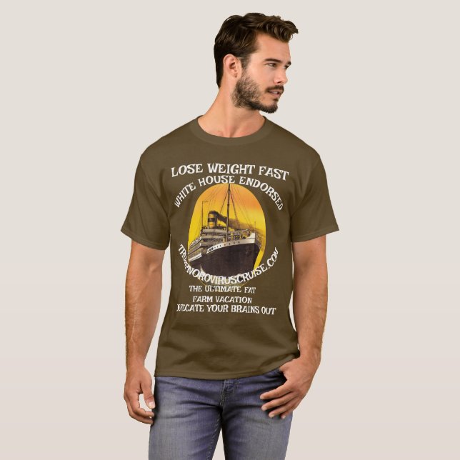 Camiseta Trup RFK HHS CDC FDA APRUEBA NORAVIRUS A LARGO PLA (Anverso completo)