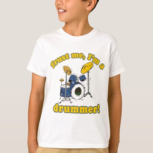 Camiseta Trust Me Im a Drummer (Anverso)
