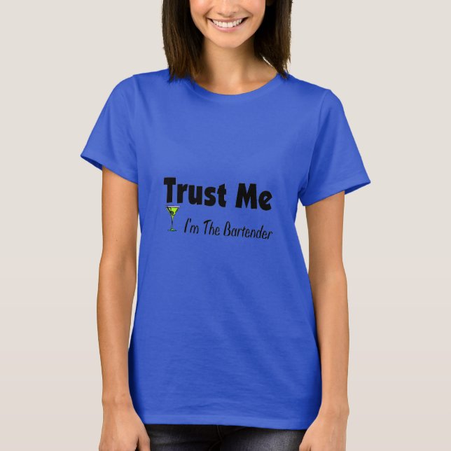 Camiseta Trust Me I'm The Bartender (Anverso)