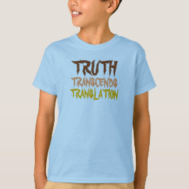 CAMISETA TRUTH TRANSCENDS KIDS GOLD HALF SLEEVE