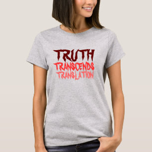 CAMISETA TRUTH TRANSCENDS RED TODDLER RAGLAN