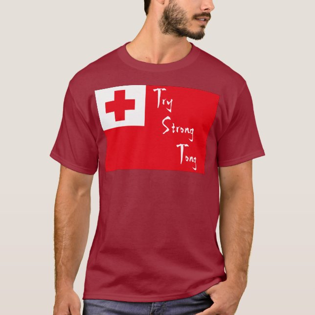 Camiseta Try Strong Tonga (Anverso)