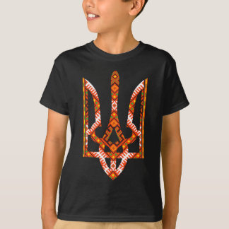 Camiseta Tryzub (Bordado Ucraniano) - Tridente Ucraniano