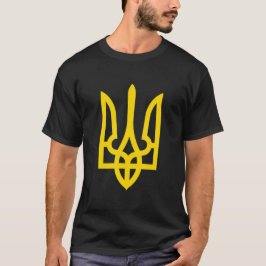 Camiseta Tryzub ucraniano, escudo de armas