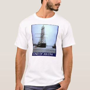 Camiseta TS Arethusa que sale del Medway