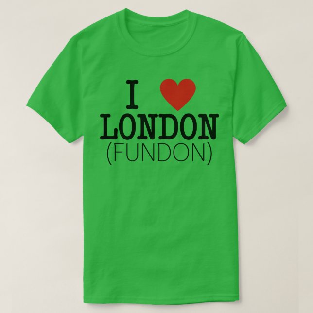 Camiseta TS I London Fundon TShirt (Diseño del anverso)
