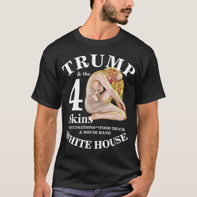 CAMISETA TSA DHS FV TRUMP PREPUCIO CASA BANDA CAMIÓN DE COM (Anverso)