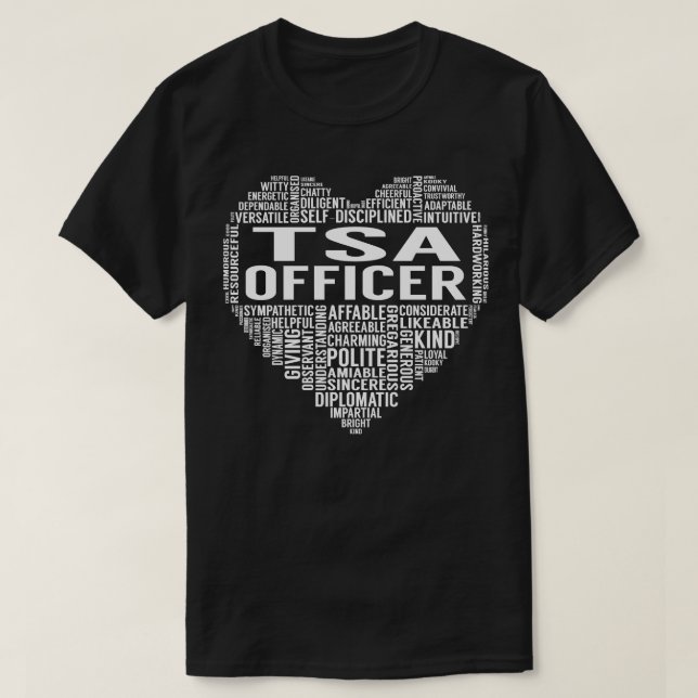 Camiseta Tsa Officer Heart (Diseño del anverso)
