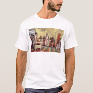 Camiseta Tsar Mikhail Fyodorovich con los boyardos