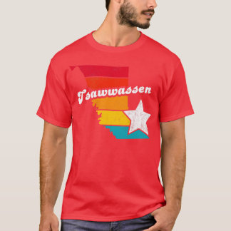 Camiseta Tsawwassen British Columbia Canadá Distres de cose