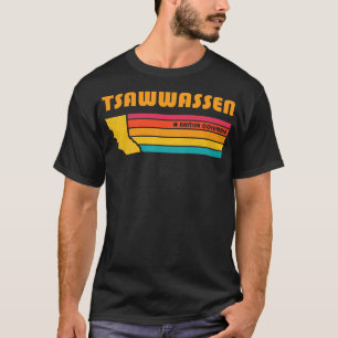 Camiseta Tsawwassen British Columbia Canadá Distres de cose