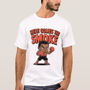 CAMISETA TSHIRT AQUÍ VIENE EL HUMO