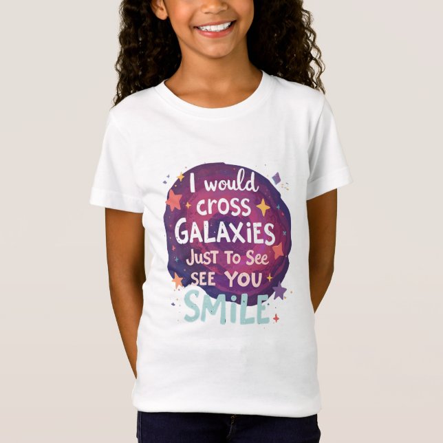 Camiseta Tshirt cute design for girl  (Anverso)