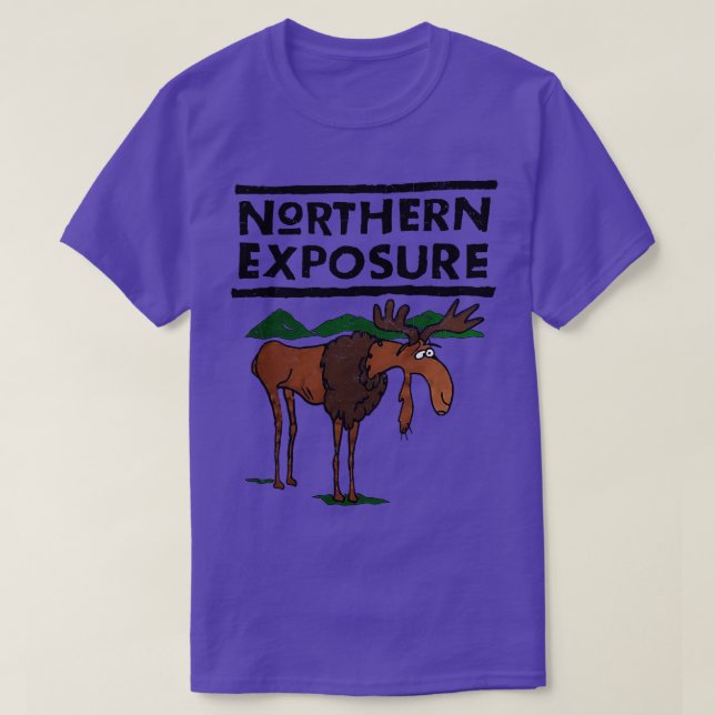 Camiseta TShirt de exposición del norte (Diseño del anverso)