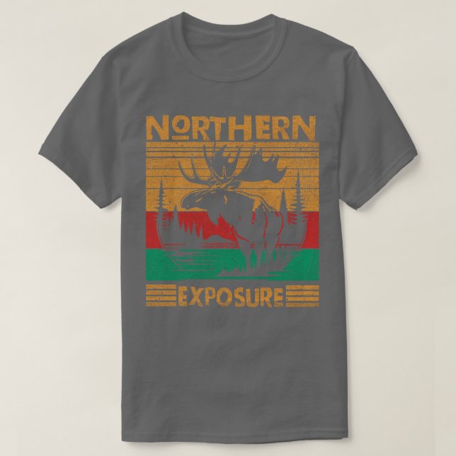 Camiseta TShirt de la exposición norte retro (Diseño del anverso)