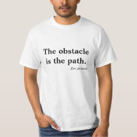 Camiseta Tshirt El Obstáculo es el Camino Proverbi