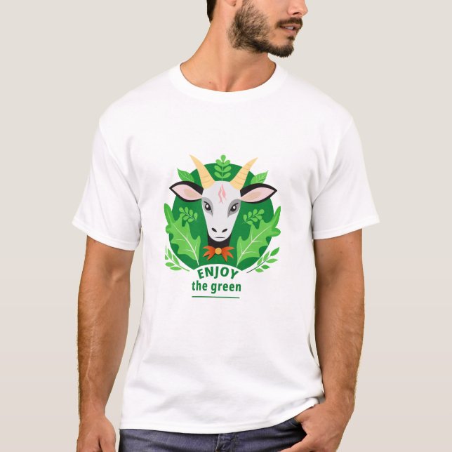 CAMISETA TSHIRT "ENJOY THE GREEN" (Anverso)