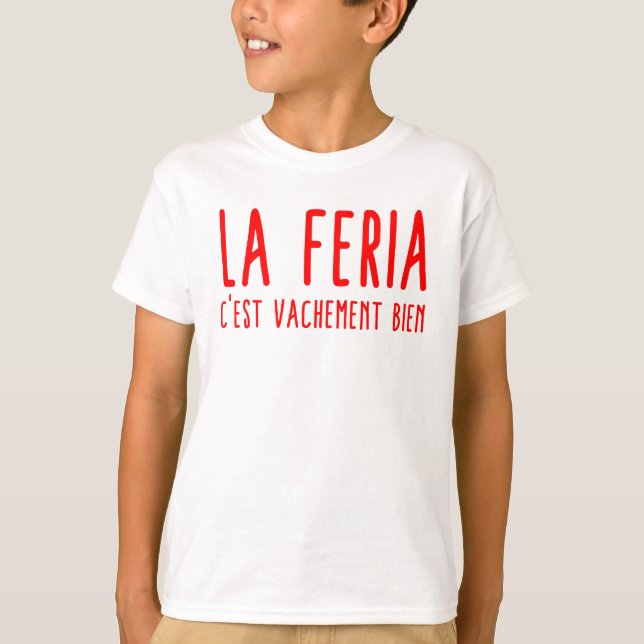 Camiseta tshirt feria enfant bayonne (Anverso)