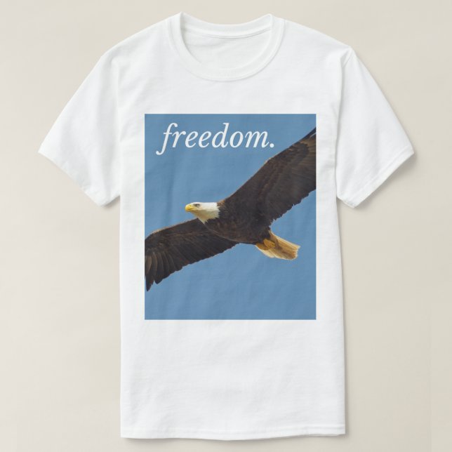 Camiseta Tshirt for men dream freedom  (Diseño del anverso)