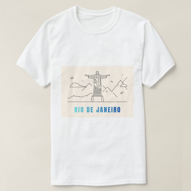 Camiseta Tshirt for men rio de Janeiro brazil (Diseño del anverso)