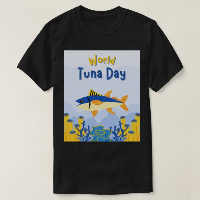 Camiseta Tshirt for men world tuna day  (Diseño del anverso)