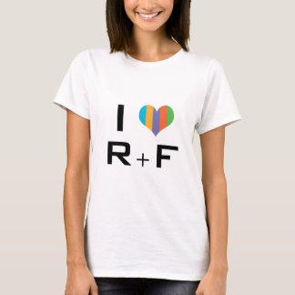 Camiseta Tshirt I Love R+F