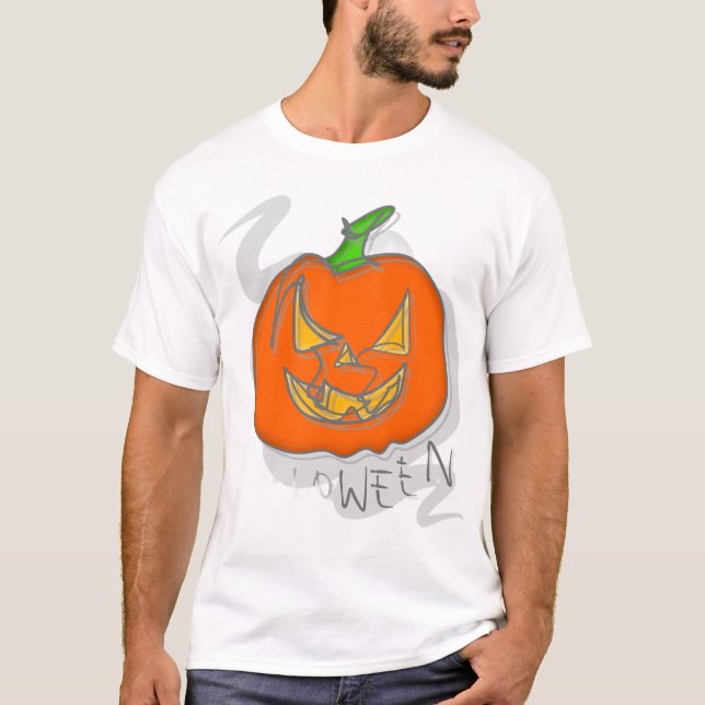 Camiseta Tshirt men halloween party  (Anverso)