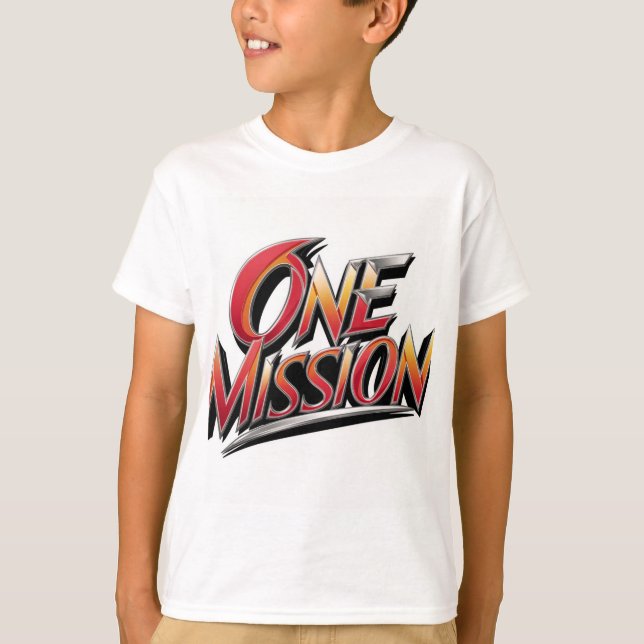 Camiseta Tshirt - "One mission" (Anverso)