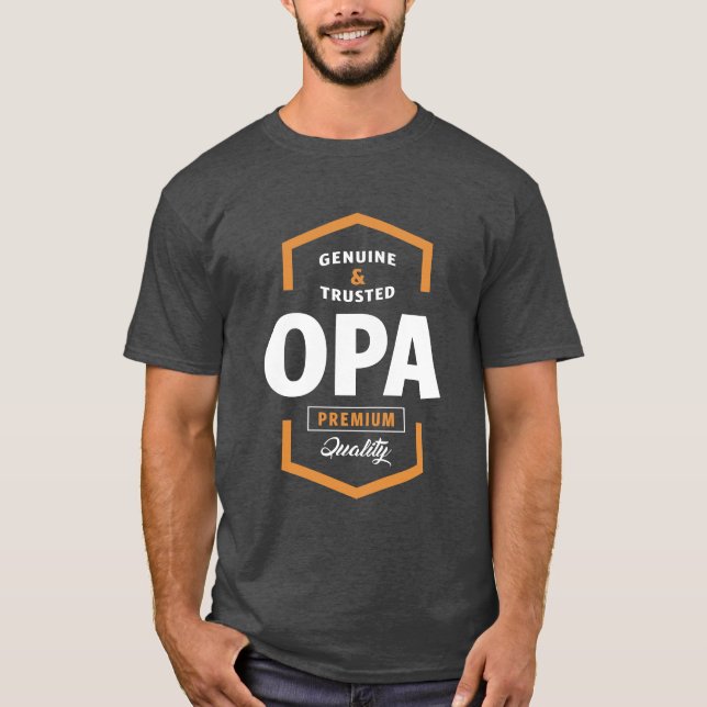 Camiseta Tshirt Opa genuino (Anverso)
