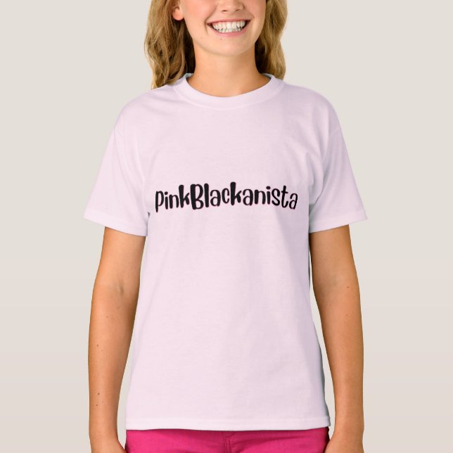 camiseta tshirt pinkblackanista (Anverso)