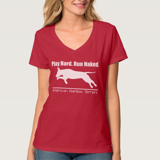 Camiseta Tshirt Play Hard AHT Design (Anverso)