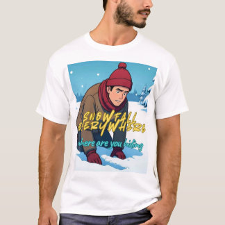 Camiseta Tshirt Recall , find love, memories in snowfall 