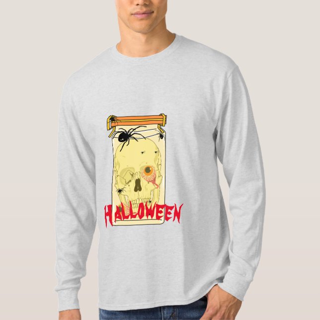 Camiseta Tshirt Scary de Halloween (Anverso)