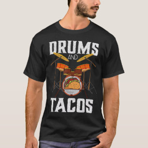 Camiseta Tshirt Tacos Cinco De Mayo Music Drummer T-