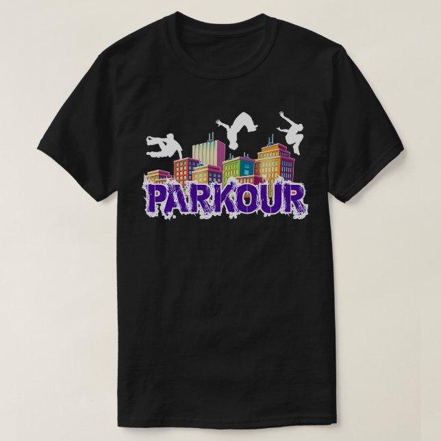 CAMISETA TSKIRT PARKOUR GRATUITO DE CORRIENTE ACROBÁTICO ST (Diseño del anverso)
