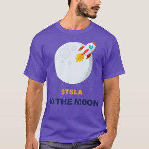 Camiseta TSLA Fly to the moon