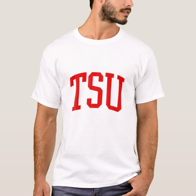 Camiseta TSU Arch Vintage Retro University Style (Anverso)