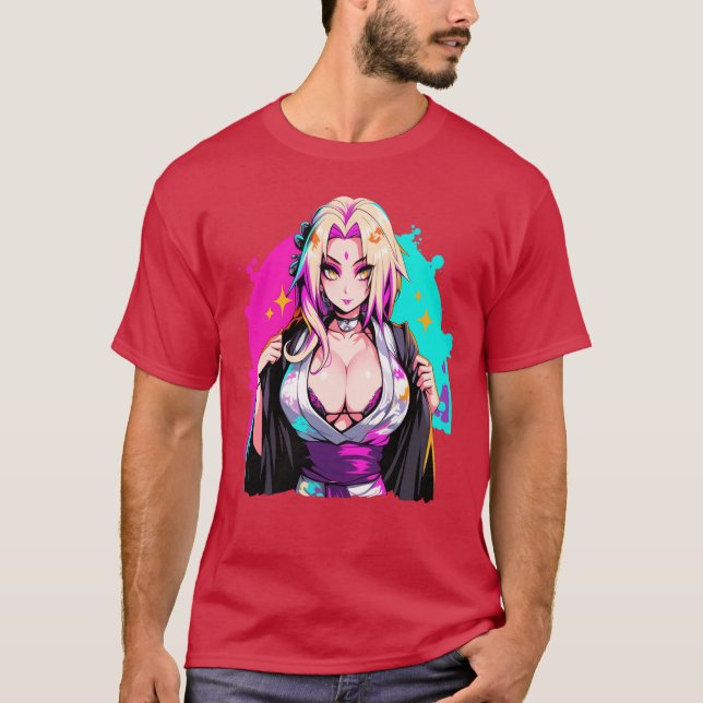 Camiseta tsunade senju 5to hokage (Anverso)