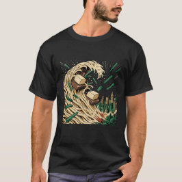 Camiseta Tsunami de fideos sobre arte pop de Tokio
