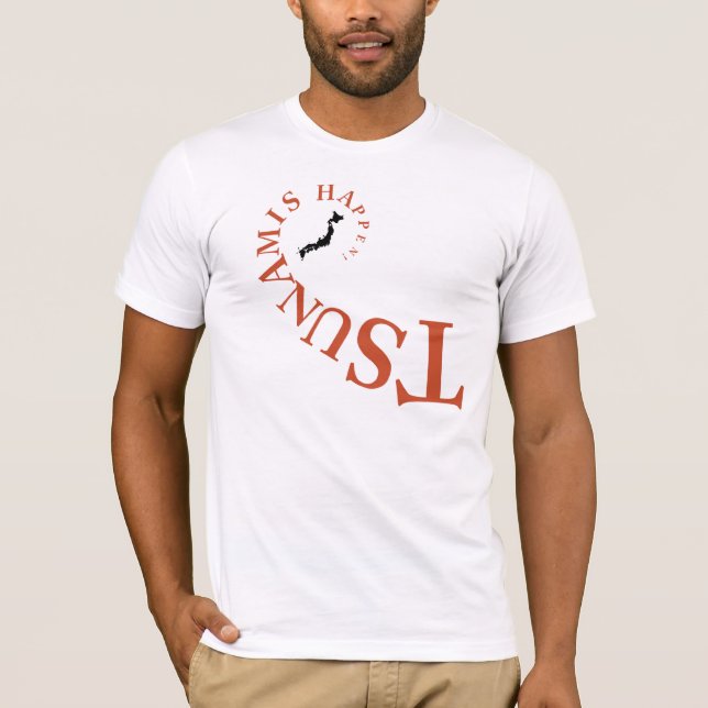 CAMISETA ¡TSUNAMIS SUCEDIÓ! (Anverso)