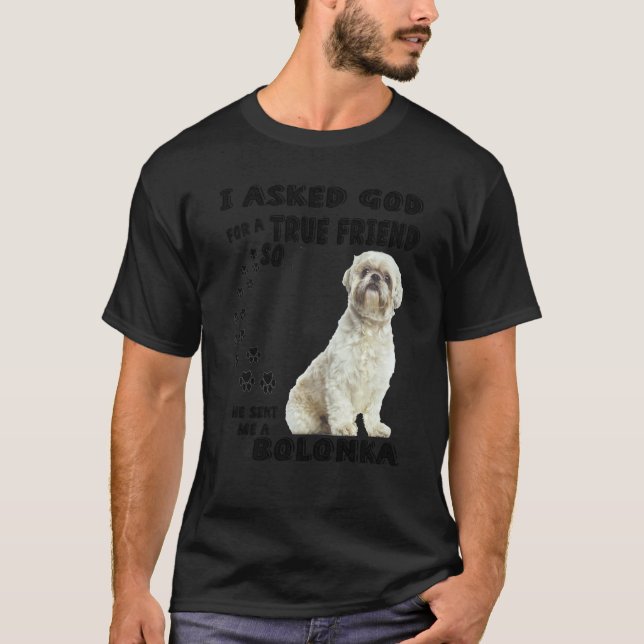 Camiseta Tsvetnaya Bolonka Zwetna Cita A Mamá Papá Vestir G (Anverso)